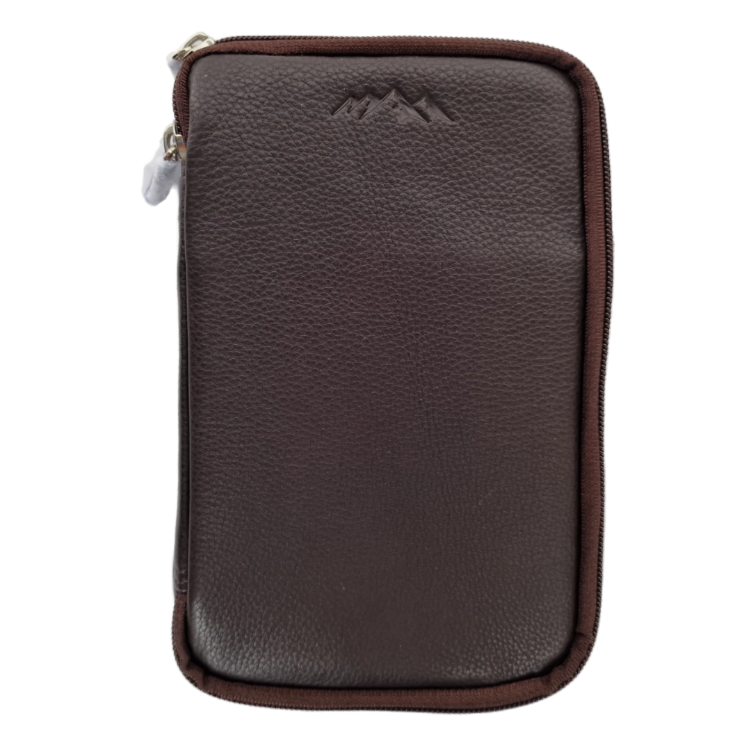 SUMMIT COMPACT GENUINE LEATHER CROSSBODY WITH ORGANISER (SMALL)