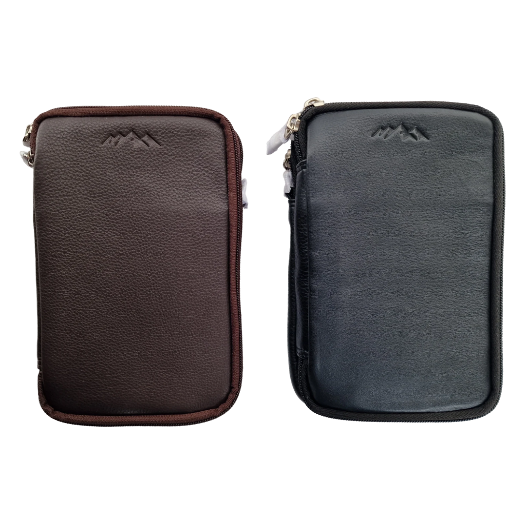 SUMMIT COMPACT GENUINE LEATHER CROSSBODY WITH ORGANISER (SMALL)
