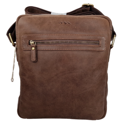 SLIM LINE GENUINE LEATHER CROSS BODY BAG (LARGE)