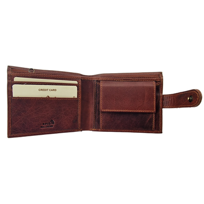 SUMMIT BI-FOLD WALLET WITH TAB CLOSURE