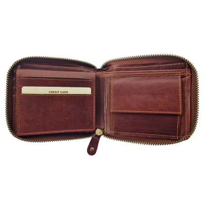 SUMMIT ZIP AROUND FLAP OVER WALLET