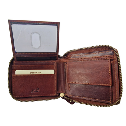SUMMIT ZIP AROUND FLAP OVER WALLET