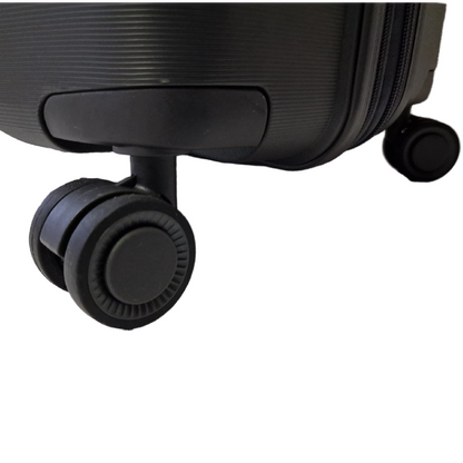 ROCK 3 PIECE HARD CASE TROLLEY CASE SET