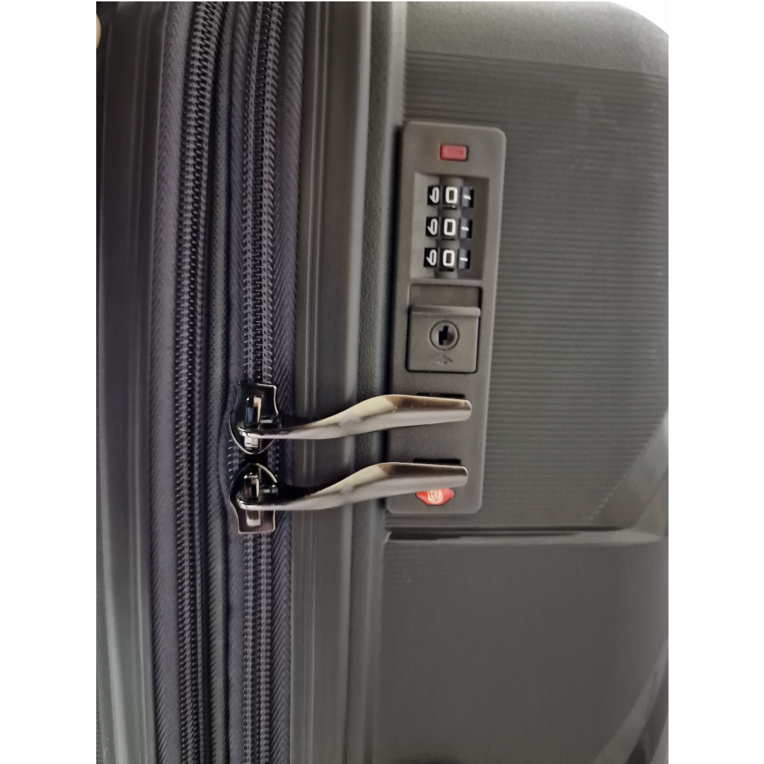 ROCK 3 PIECE HARD CASE TROLLEY CASE SET