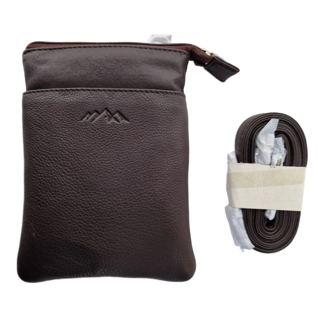 SUMMIT COMPACT GENUINE LEATHER CROSSBODY (SMALL)