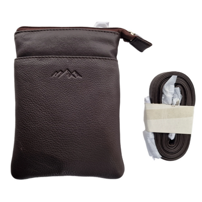 SUMMIT COMPACT GENUINE LEATHER CROSSBODY (SMALL)