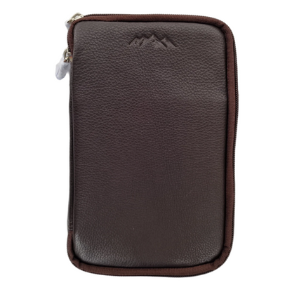 SUMMIT COMPACT GENUINE LEATHER CROSSBODY WITH ORGANISER (SMALL)