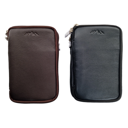 SUMMIT COMPACT GENUINE LEATHER CROSSBODY WITH ORGANISER (SMALL)